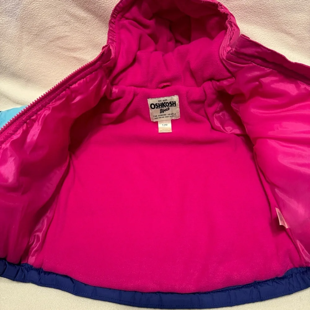 OshKosh B’gosh Rainbow 12month Winter Coat